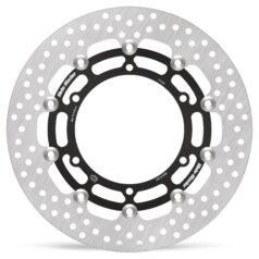 BRAKE ROTOR FLOATING HALO ROUND BLACK - MOTO-MASTER