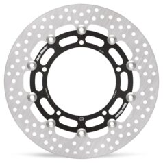 BRAKE ROTOR FLOATING HALO ROUND BLACK - MOTO-MASTER