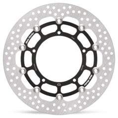 BRAKE ROTOR FLOATING HALO ROUND BLACK - MOTO-MASTER