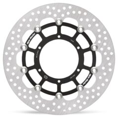 BRAKE ROTOR FLOATING HALO ROUND BLACK - MOTO-MASTER