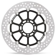 BRAKE ROTOR FLOATING HALO ROUND BLACK - MOTO-MASTER