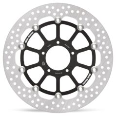 BRAKE ROTOR FLOATING HALO ROUND BLACK - MOTO-MASTER