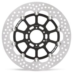 BRAKE ROTOR FLOATING HALO ROUND BLACK - MOTO-MASTER