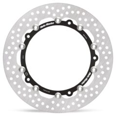 BRAKE ROTOR FLOATING HALO ROUND BLACK - MOTO-MASTER