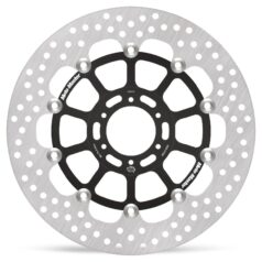 BRAKE ROTOR FLOATING HALO ROUND BLACK - MOTO-MASTER