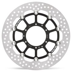 BRAKE ROTOR FLOATING HALO ROUND BLACK - MOTO-MASTER