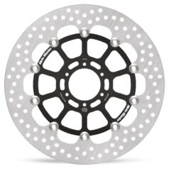 BRAKE ROTOR FLOATING HALO ROUND BLACK - MOTO-MASTER
