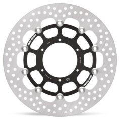 BRAKE ROTOR FLOATING HALO ROUND BLACK - MOTO-MASTER