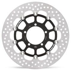 BRAKE ROTOR FLOATING HALO ROUND BLACK - MOTO-MASTER
