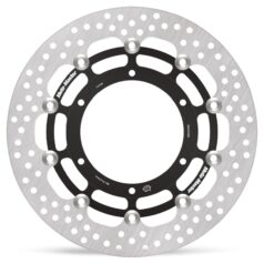 BRAKE ROTOR FLOATING HALO ROUND BLACK - MOTO-MASTER