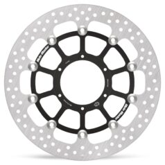 BRAKE ROTOR FLOATING HALO ROUND BLACK - MOTO-MASTER