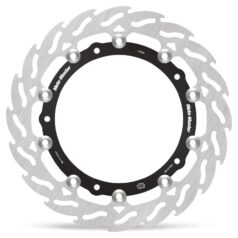 BRAKE ROTOR FLOATING FLAME BLACK - MOTO-MASTER