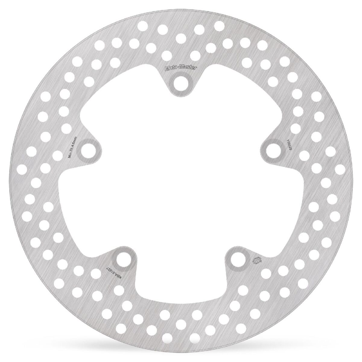 BRAKE ROTOR FIXED HALO ROUND NATURAL - MOTO-MASTER
