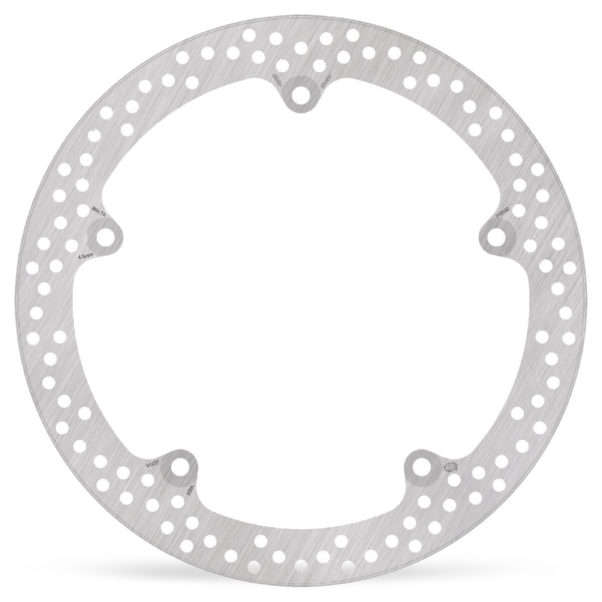 BRAKE ROTOR FIXED HALO ROUND NATURAL - MOTO-MASTER