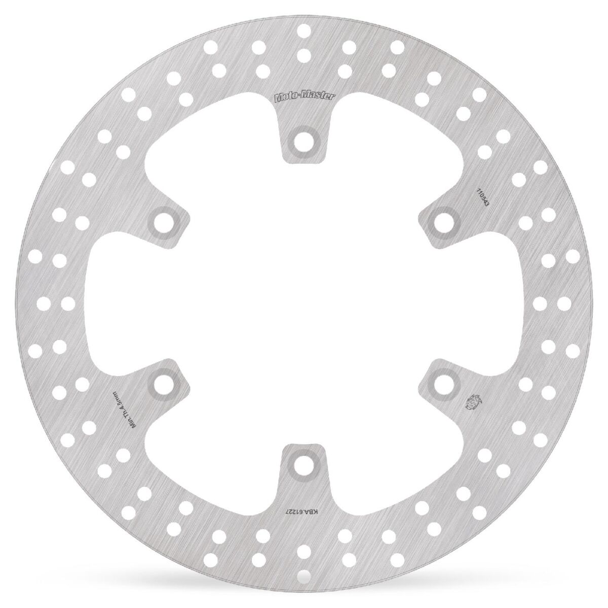 BRAKE ROTOR FIXED HALO ROUND NATURAL - MOTO-MASTER