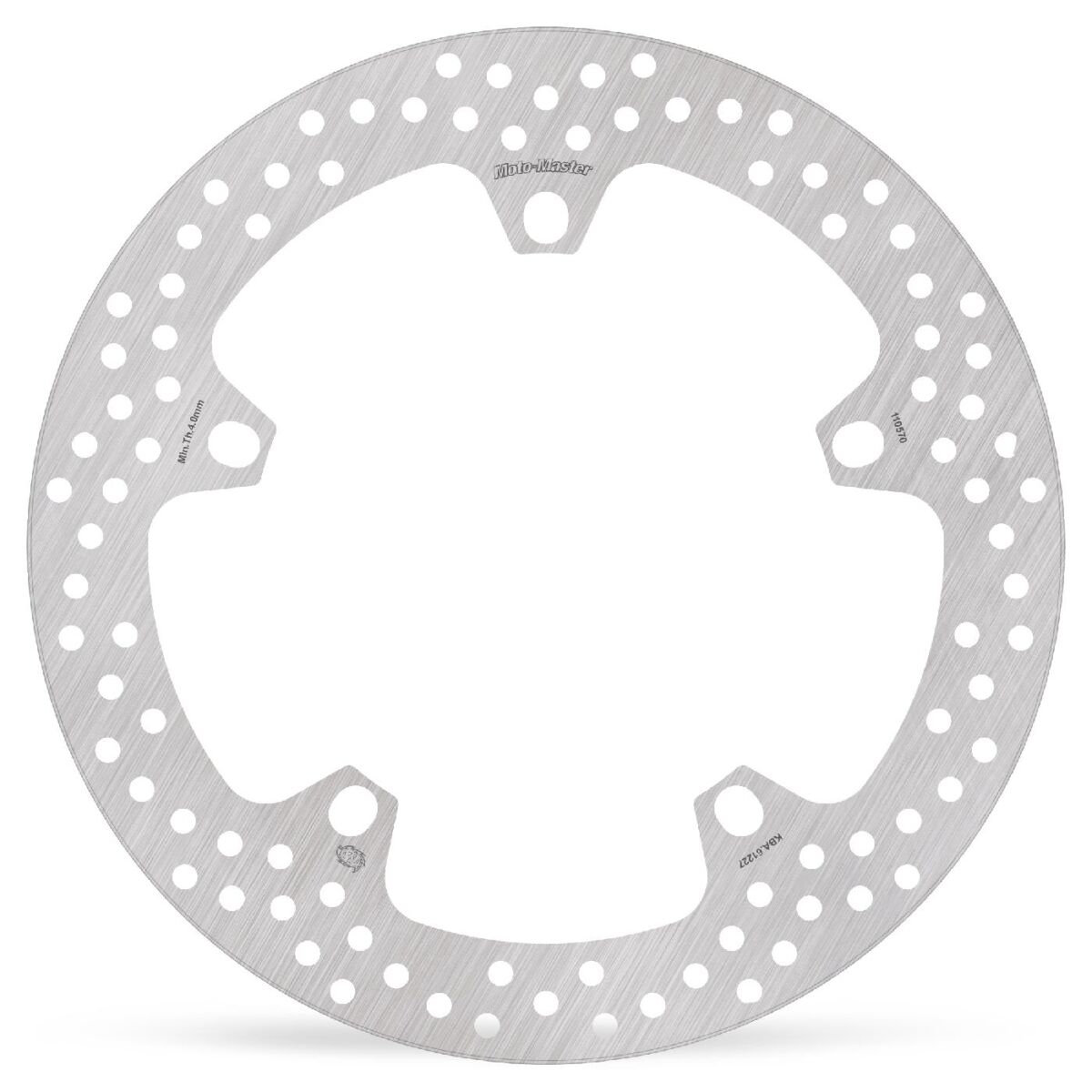 BRAKE ROTOR FIXED HALO ROUND NATURAL - MOTO-MASTER