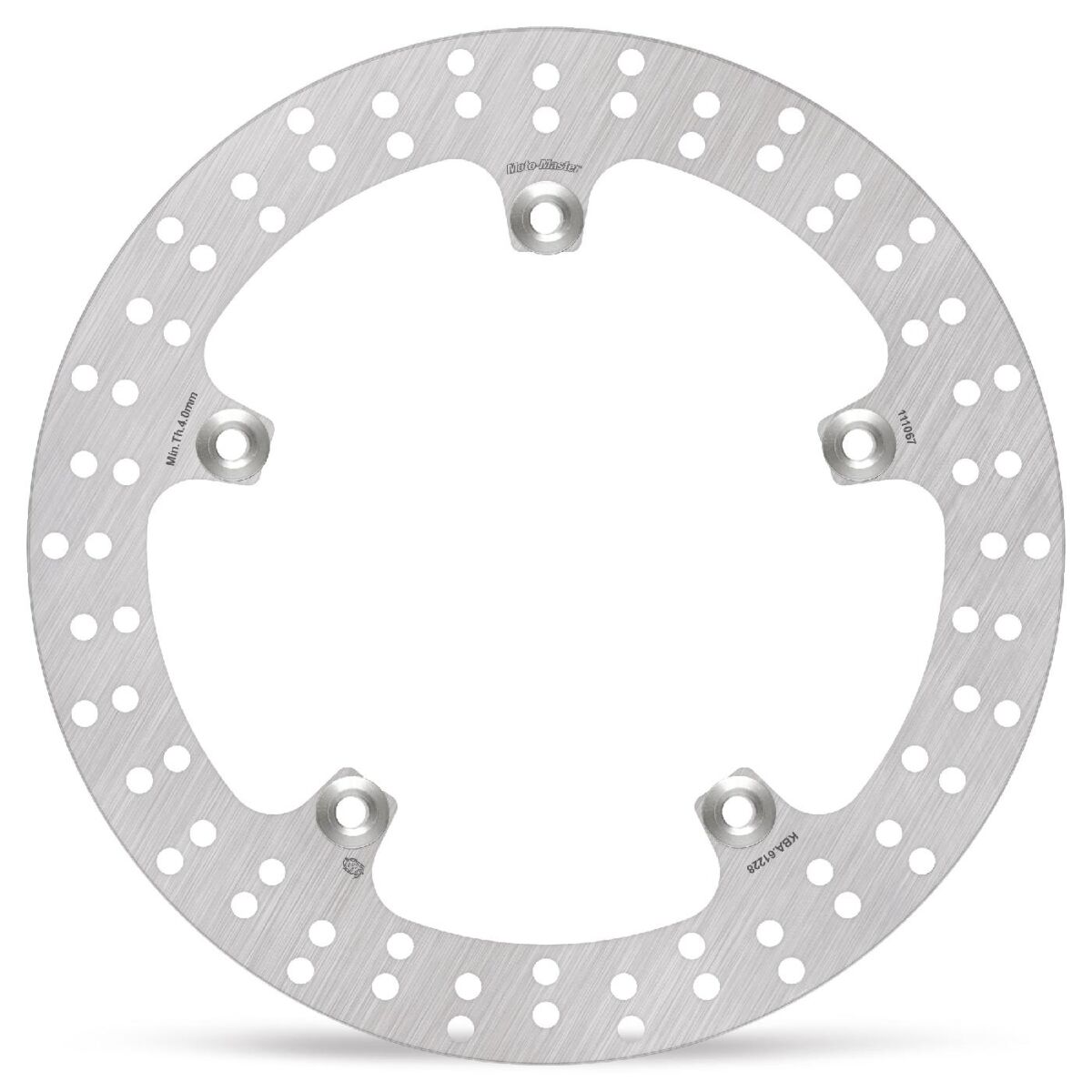 BRAKE ROTOR FLOATING HALO ROUND NATURAL - MOTO-MASTER
