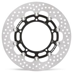 BRAKE ROTOR FLOATING HALO ROUND BLACK - MOTO-MASTER