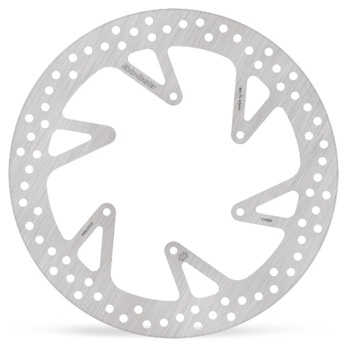 BRAKE ROTOR FIXED HALO ROUND - MOTO-MASTER