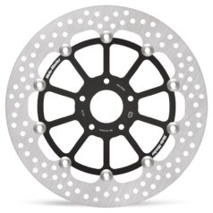 BRAKE ROTOR FLOATING HALO ROUND BLACK - MOTO-MASTER