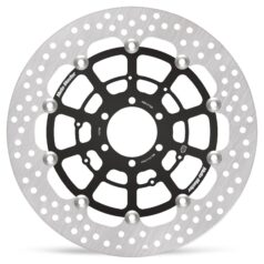 BRAKE ROTOR FLOATING HALO ROUND BLACK - MOTO-MASTER