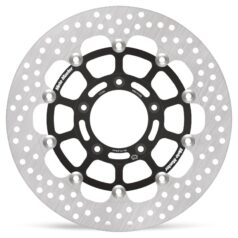 BRAKE ROTOR FLOATING HALO ROUND BLACK - MOTO-MASTER