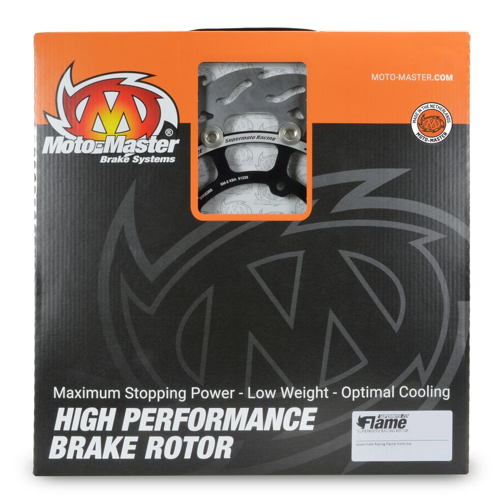BRAKE ROTOR FLOATING FLAME BLACK - MOTO-MASTER - Bild 2