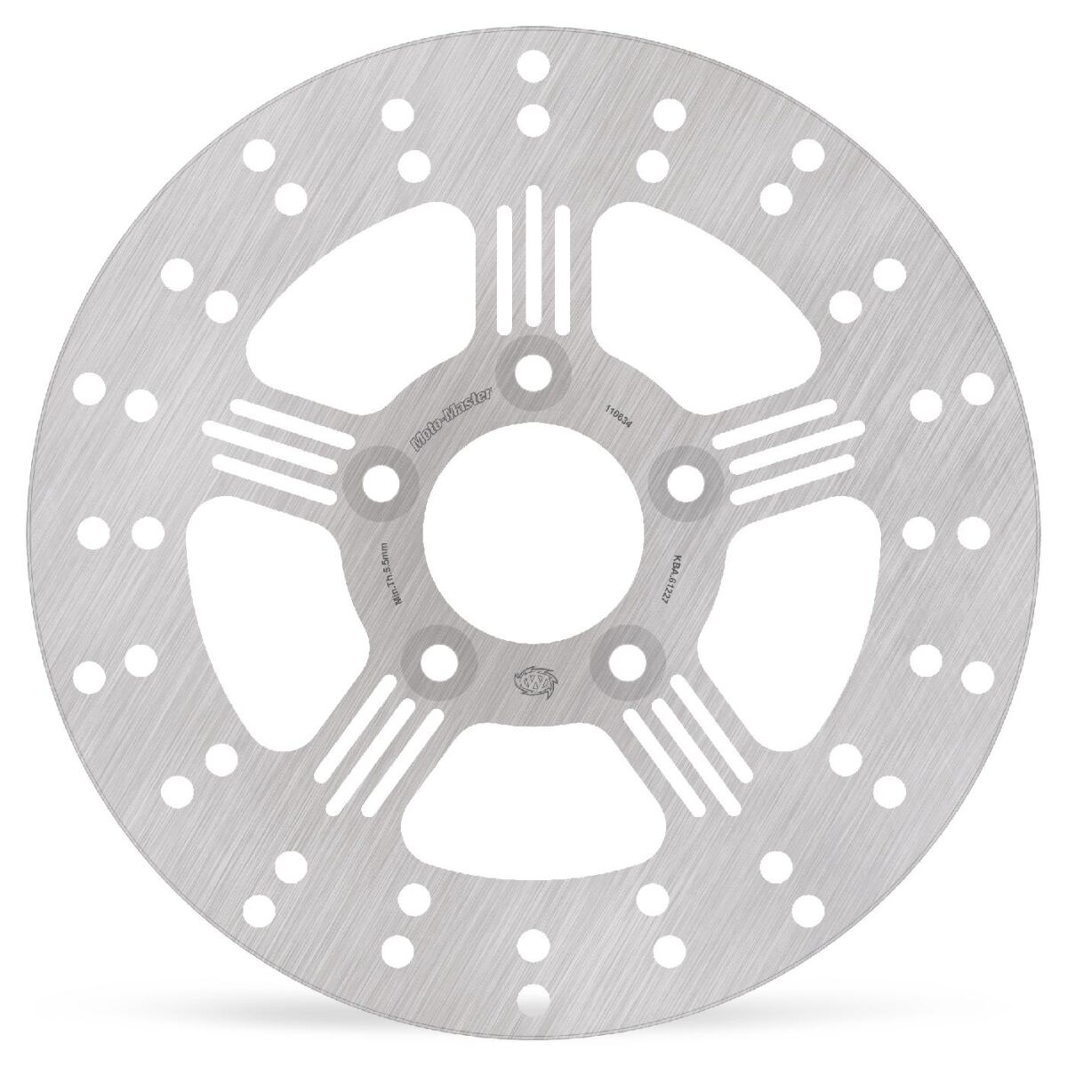 BRAKE ROTOR FIXED ADRIAN ROUND NATURAL - MOTO-MASTER