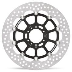 BRAKE ROTOR FLOATING HALO ROUND BLACK - MOTO-MASTER