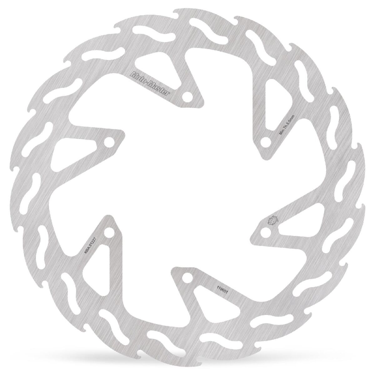 BRAKE ROTOR FIXED FLAME FLAMED NATURAL - MOTO-MASTER