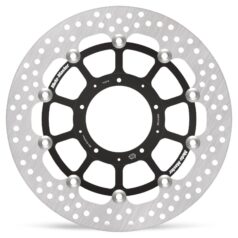 BRAKE ROTOR FLOATING HALO ROUND BLACK - MOTO-MASTER