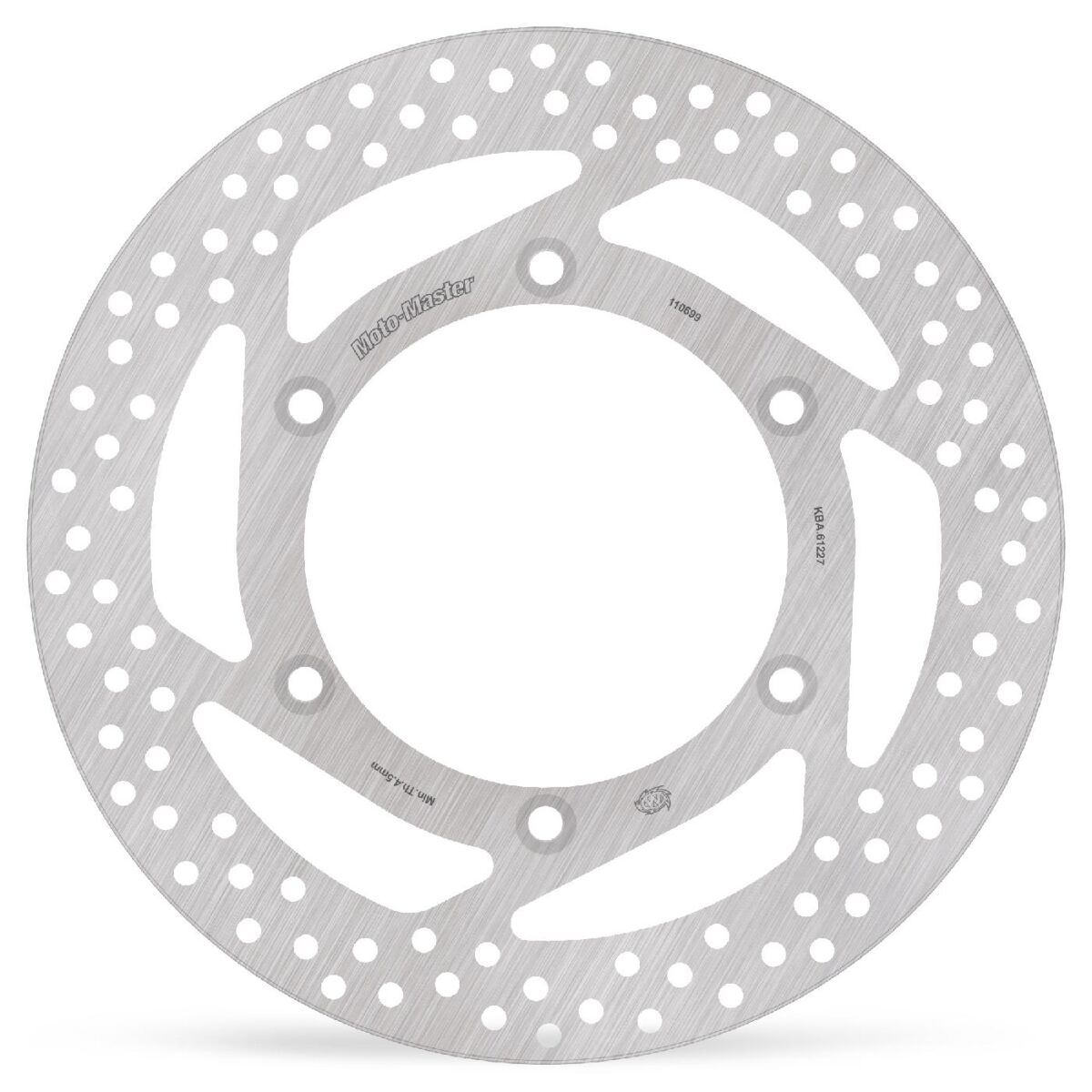 BRAKE ROTOR FIXED HALO ROUND NATURAL - MOTO-MASTER