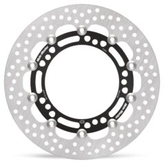 BRAKE ROTOR FLOATING HALO ROUND BLACK - MOTO-MASTER