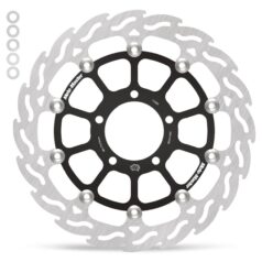 BRAKE ROTOR FLOATING FLAME BLACK - MOTO-MASTER