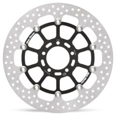 BRAKE ROTOR FLOATING HALO ROUND BLACK - MOTO-MASTER