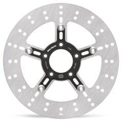 BRAKE ROTOR FLOATING STANDARD ROUND BLACK - MOTO-MASTER
