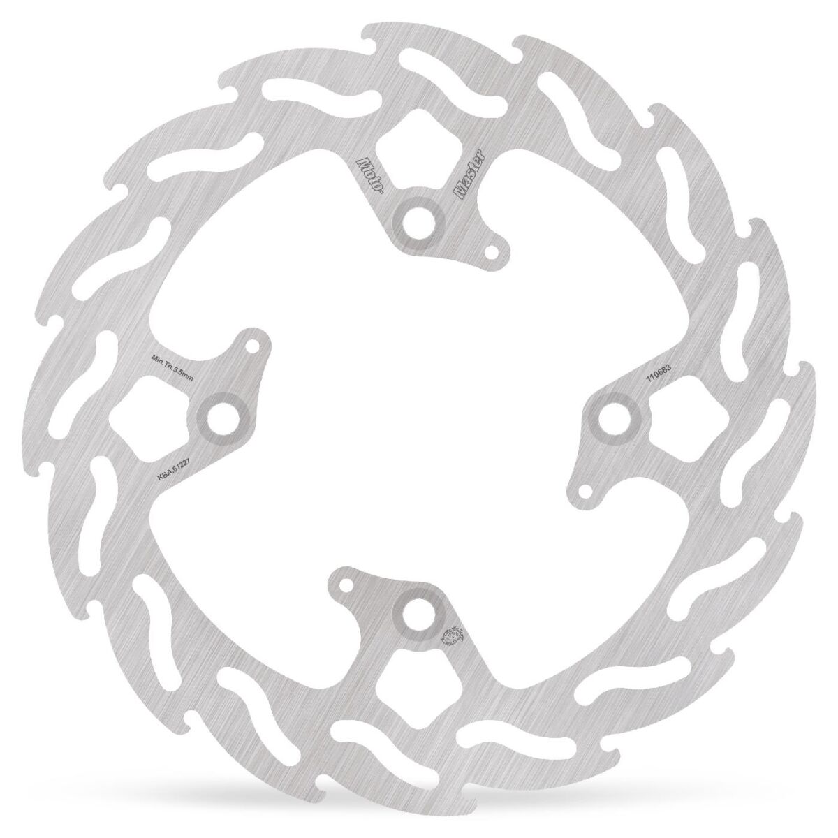 BRAKE ROTOR FIXED FLAME REAR - MOTO-MASTER