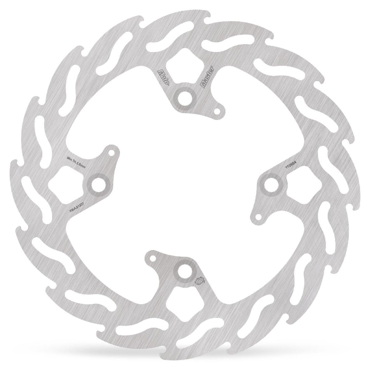 BRAKE ROTOR FIXED FLAME REAR - MOTO-MASTER