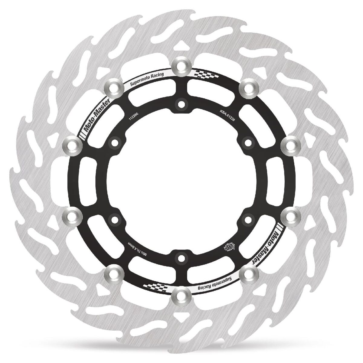 BRAKE ROTOR FLOATING FLAME SUPERMOTO RACING - MOTO-MASTER