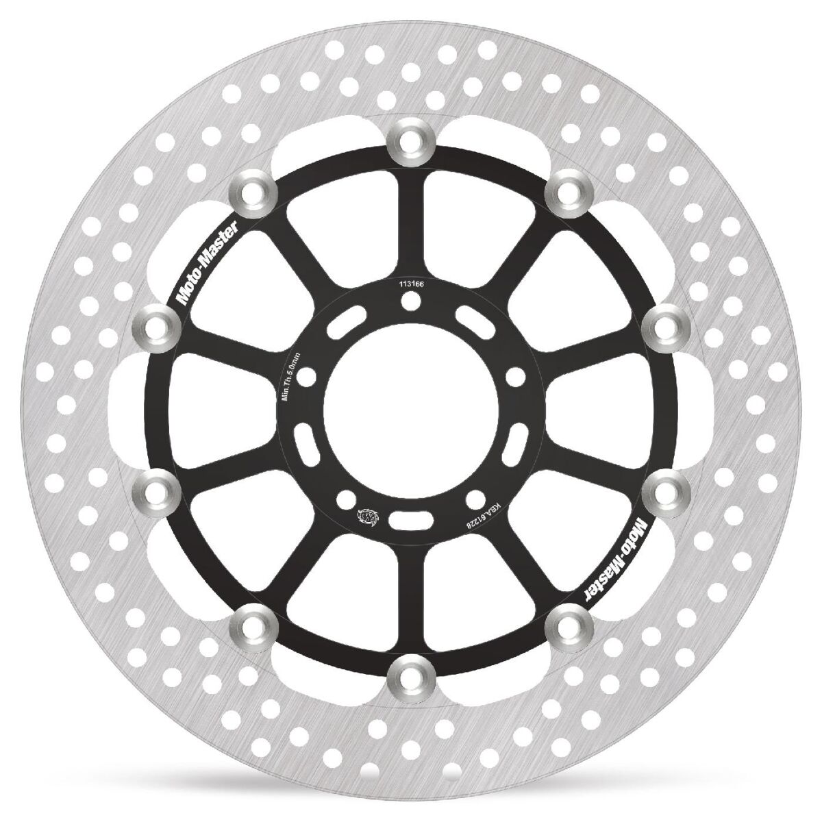 BRAKE ROTOR FLOATING HALO RACING ROUND - MOTO-MASTER