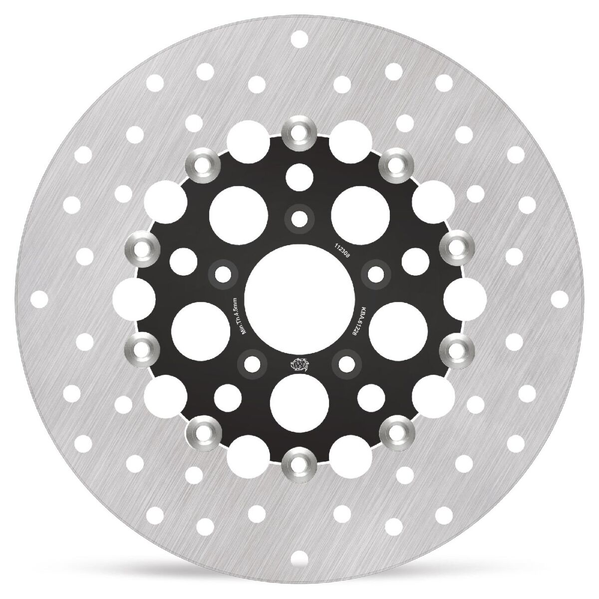 BRAKE ROTOR FLOATING HALO ROUND FRONT - MOTO-MASTER