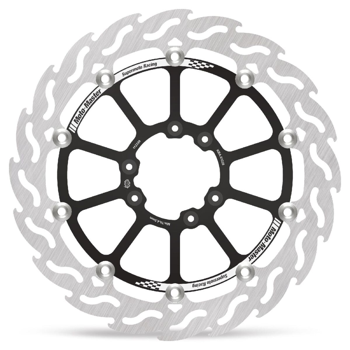 BRAKE ROTOR FLOAT FLAME SUPERMOTO RACING - MOTO-MASTER