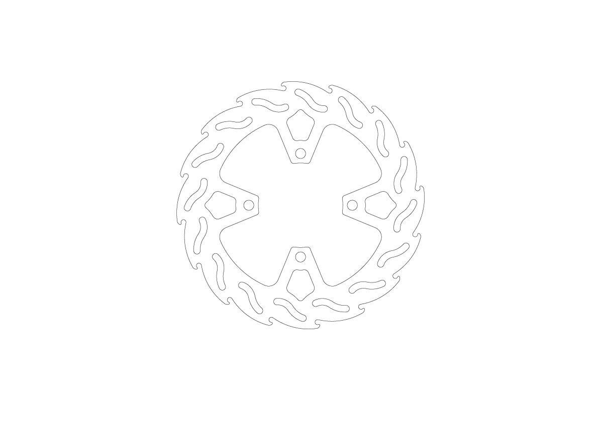 BRAKE ROTOR FIXED FLAME - MOTO-MASTER - Bild 3