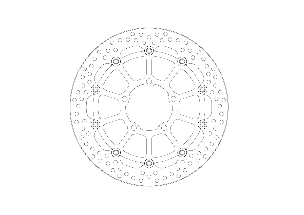 BRAKE ROTOR FLOATING HALO - MOTO-MASTER - Bild 2