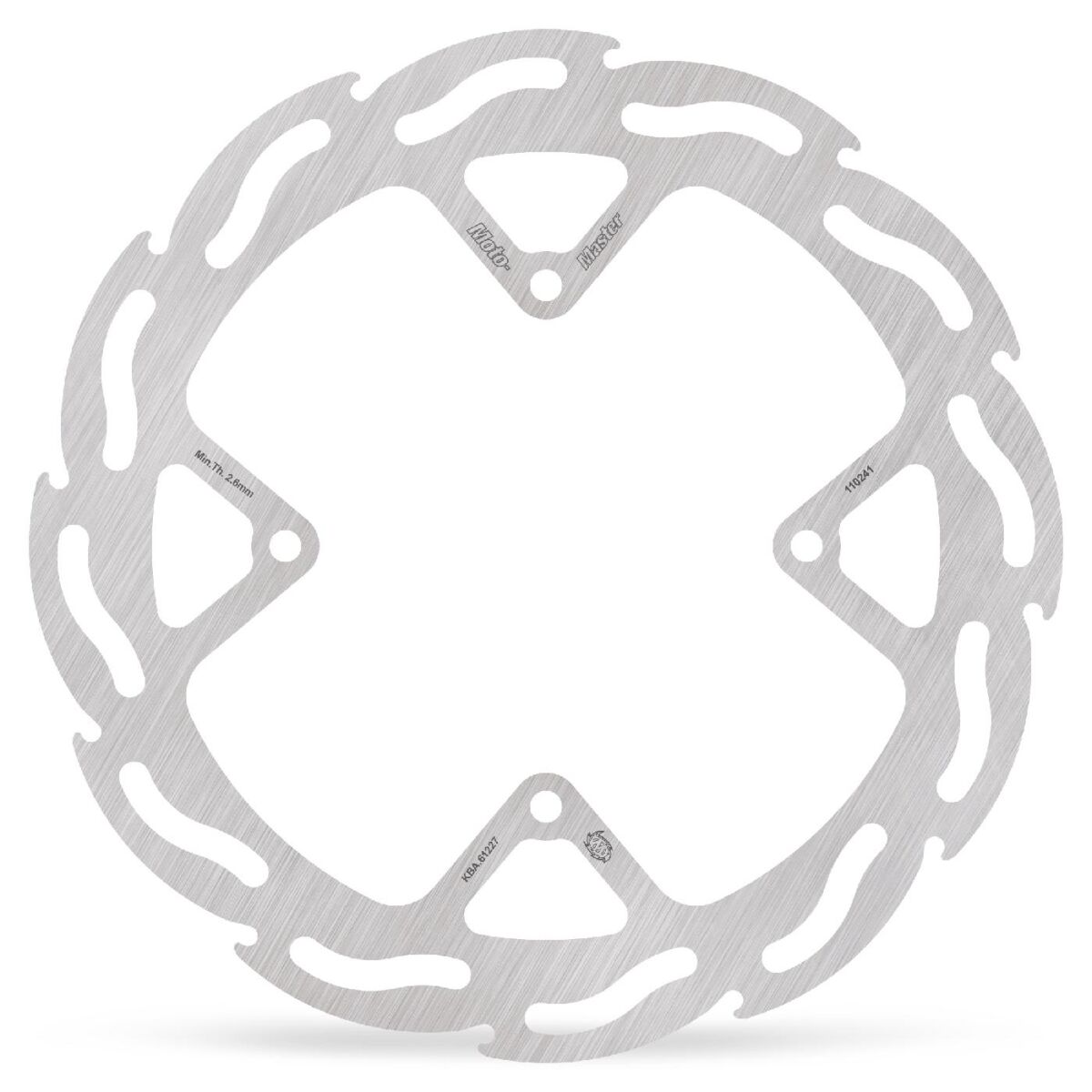 BRAKE ROTOR FIXED FLAME FLAMED NATURAL - MOTO-MASTER