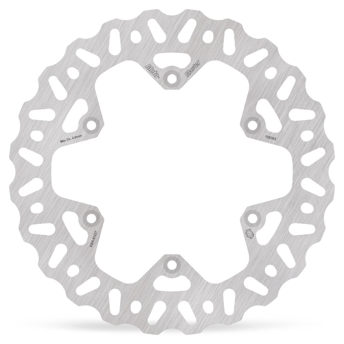 BRAKE ROTOR FIXED NITRO CONTOURED NATURAL - MOTO-MASTER