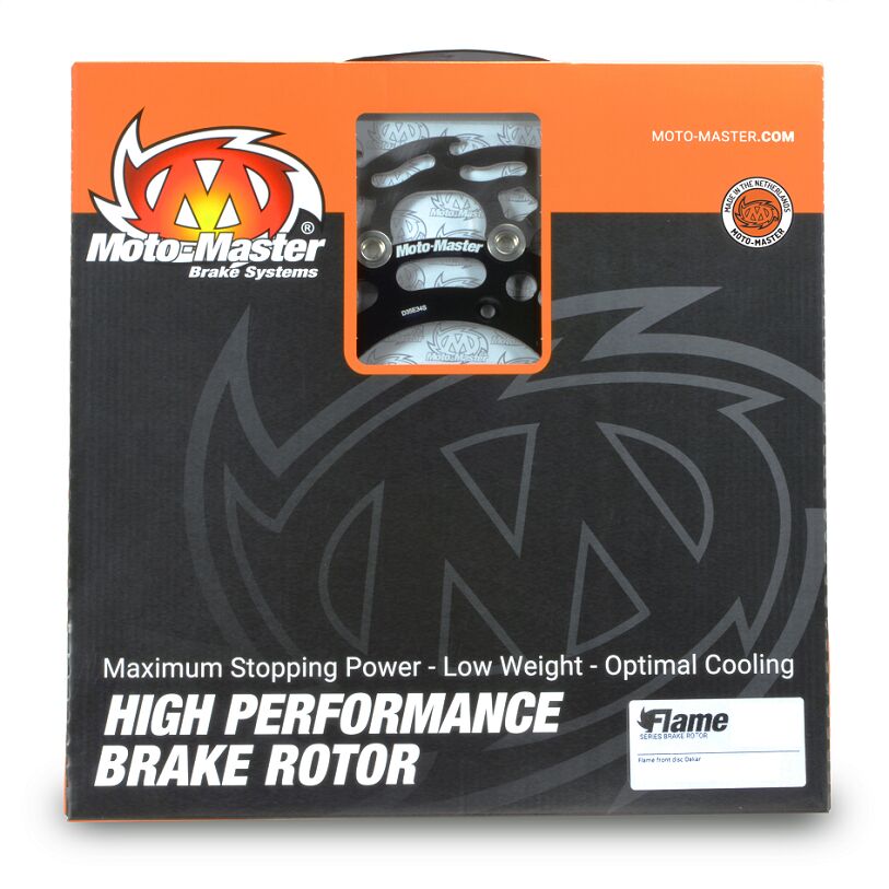 BRAKE ROTOR FLOATING FLAME BLACK - MOTO-MASTER - Bild 2