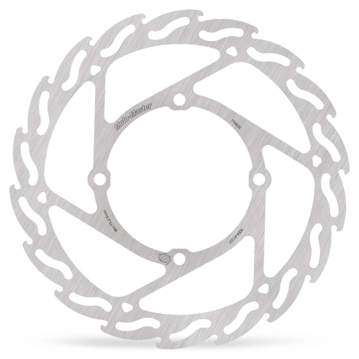 BRAKE ROTOR FIXED FLAME FLAMED NATURAL - MOTO-MASTER