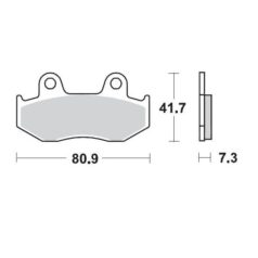 BRAKE PAD OFFROAD SINTER PRO RACING - MOTO-MASTER