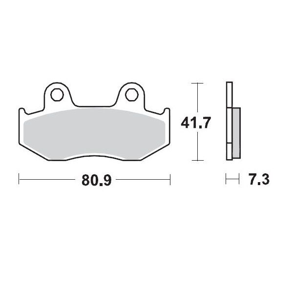 BRAKE PAD OFFROAD SINTER PRO RACING - MOTO-MASTER